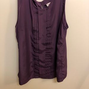 Purple career tank top